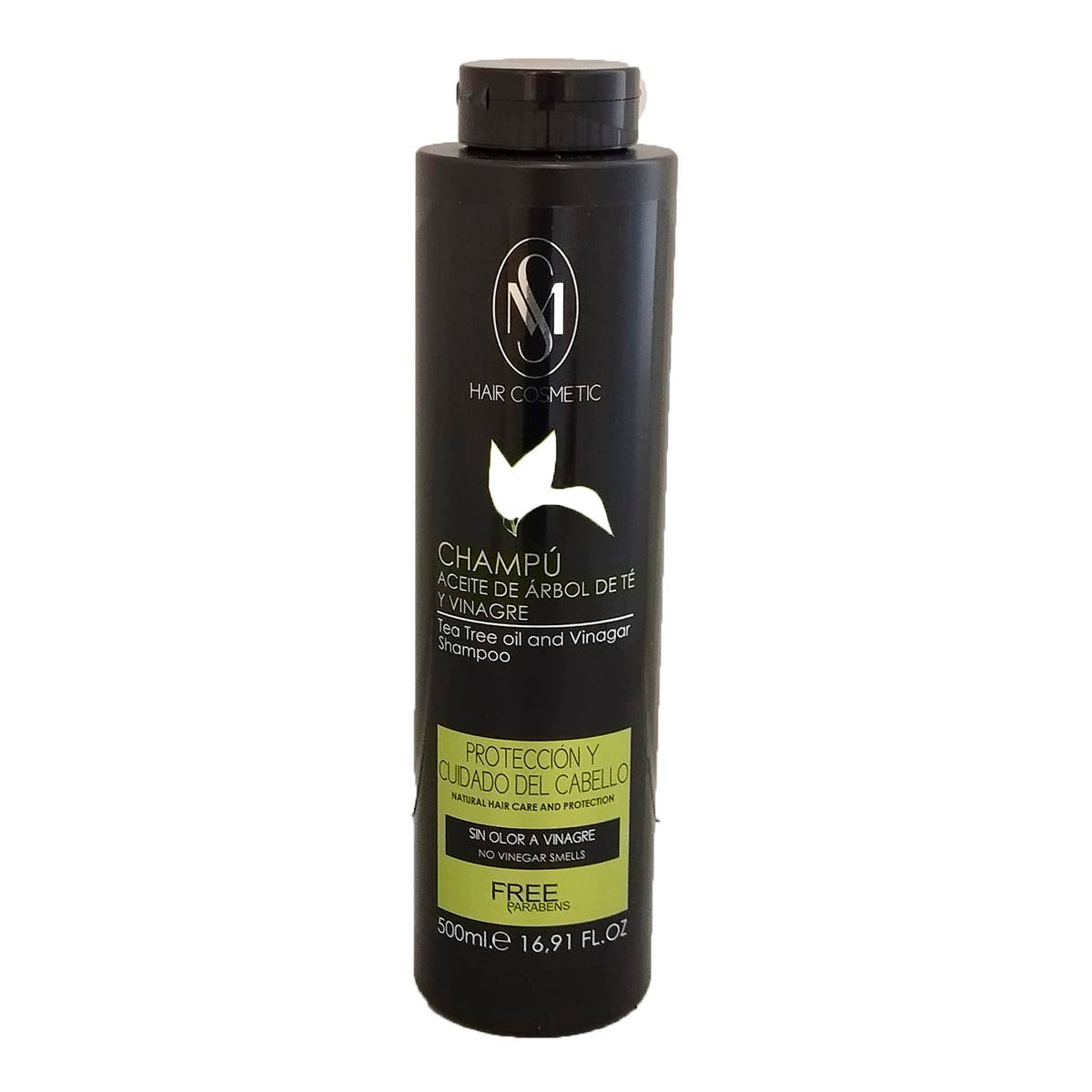Hair Cosmetic Sm Vinagre Y Aceite De Arbol De Te Champu Sin Parabenos Sin Olor 500Ml
